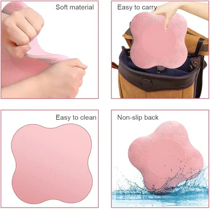 Non-slip body pad, comfortable, durable, portable, enhances stability, workout support.
